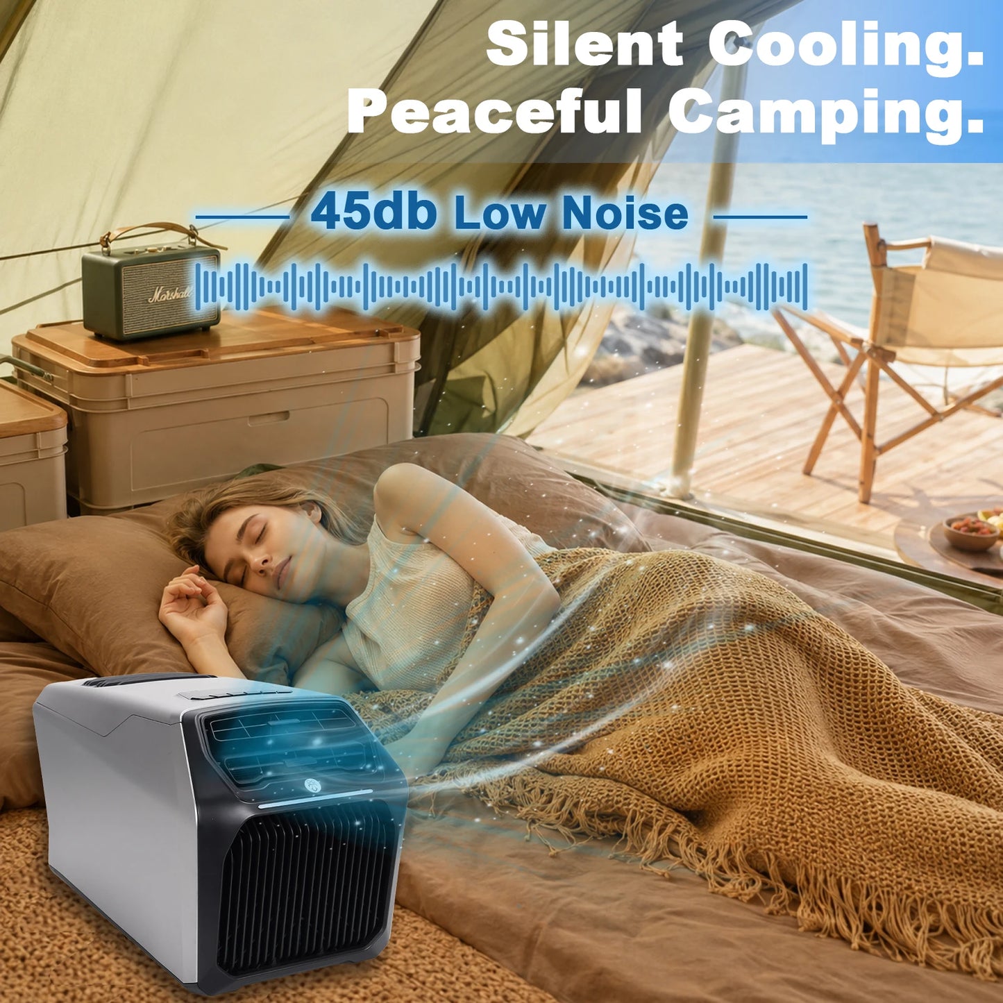 6800 BTU Portable Air Conditioner For Camping Tents And RVs