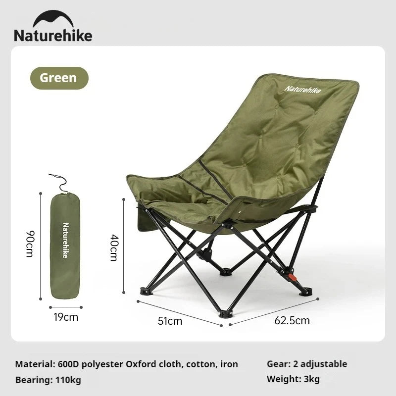 Naturehike High Back Moon Chair Camping Folding Outdoor Lounge