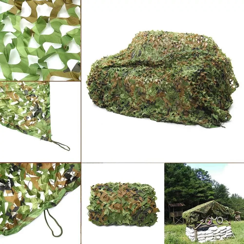Woodland Camouflage Netting Shade Sail For Outdoor Camping And Hunting