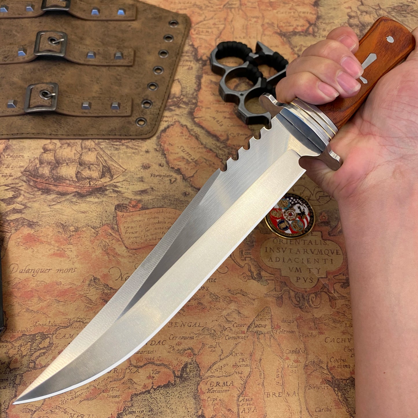 Gdekls Survival Knife For Daily Carry Outdoor Camping And Hunting