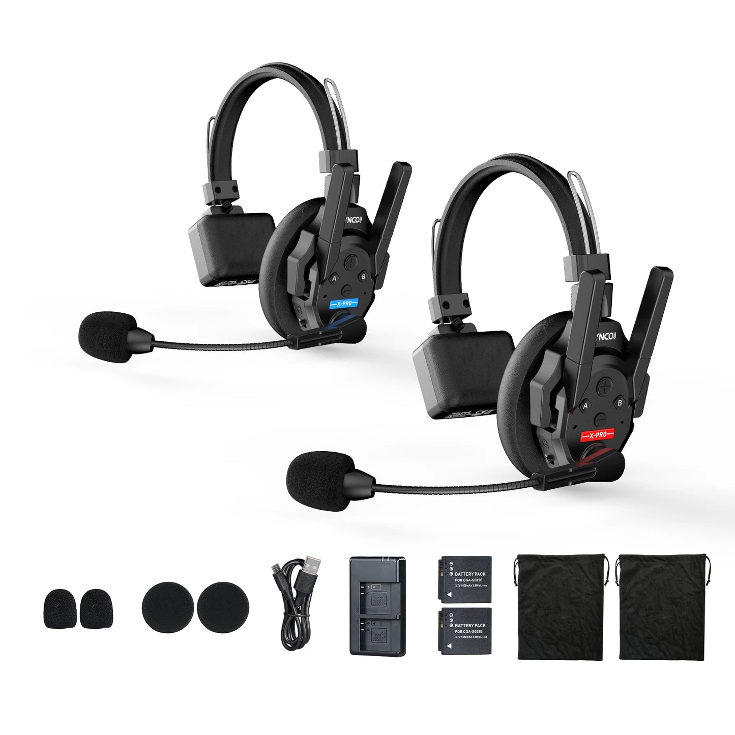 SYNCO XTALK XPRO Wireless Intercom Headset For Live Production