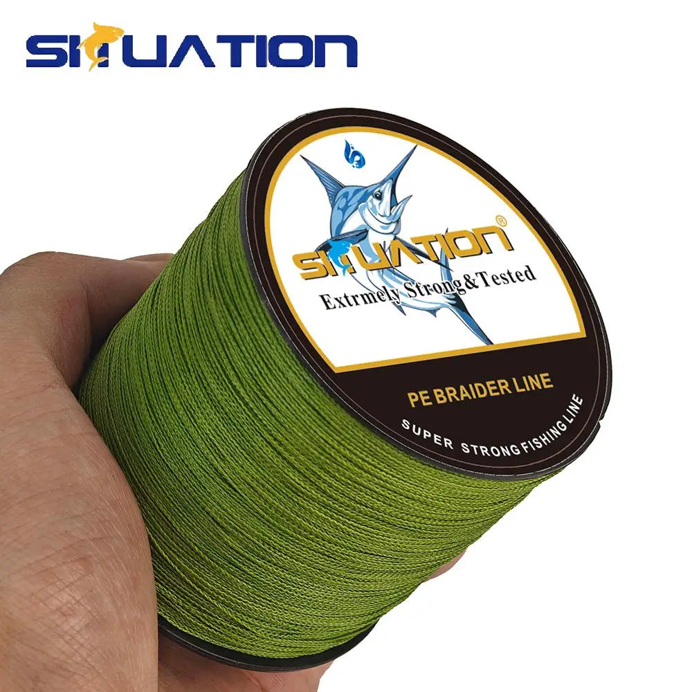 Ultra Strong PE Braided Fishing Line 300m 4 Strand Resistant