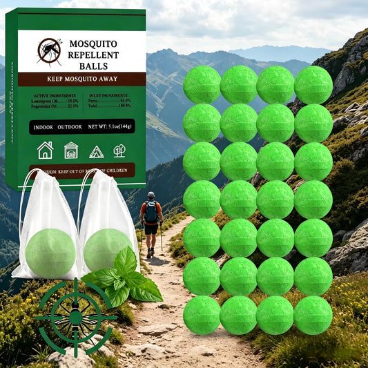 Natural Peppermint Citronella Mosquito Repellent Balls For Patios