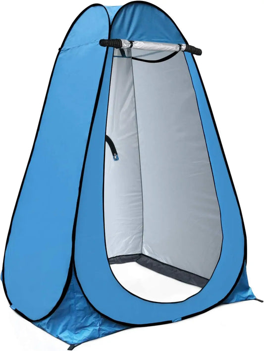 Pop Up Privacy Shower Tent For Two Users Portable Shelter