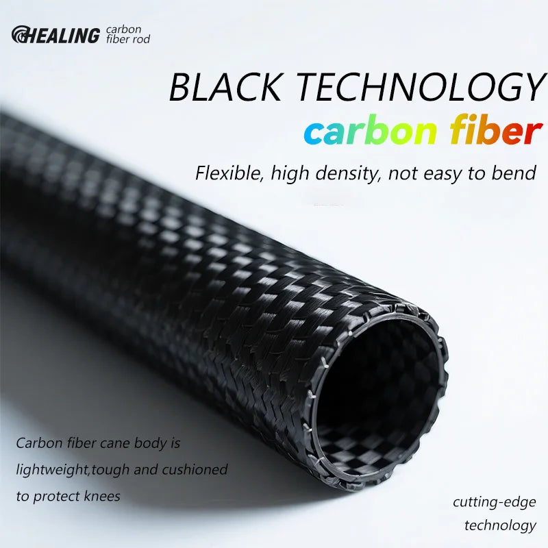 OKHEALING Ultralight Carbon Fiber Trekking Poles 2 Pack for Hiking