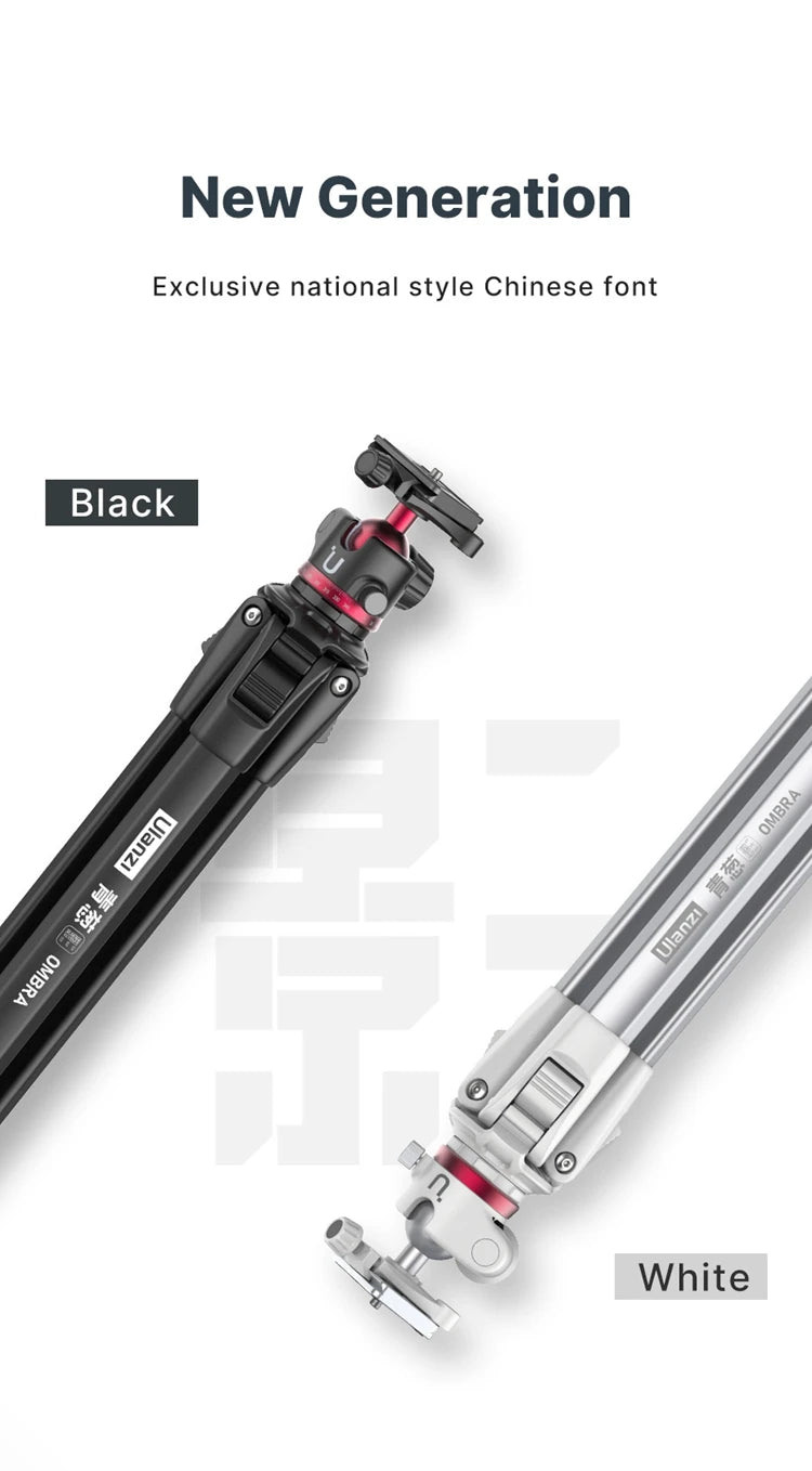 Ulanzi Ombra Aluminum Travel Tripod For Smartphone And Dslr Photography