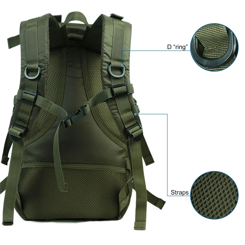 LQARMY Travel Hiking Backpack Waterproof Daypack for Outdoor Adventures