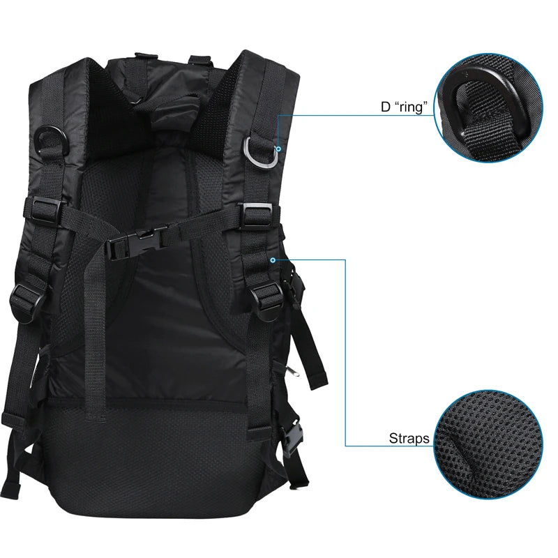 LQARMY Travel Hiking Backpack Waterproof Daypack for Outdoor Adventures