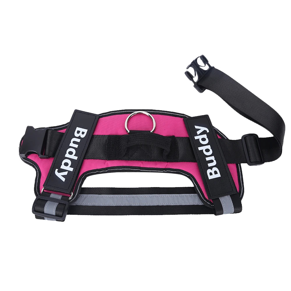 Bolux No Pull Reflective Adjustable Dog Harness Vest Nylon