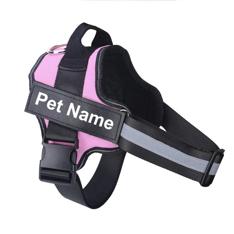 Bolux No Pull Reflective Adjustable Dog Harness Vest Nylon