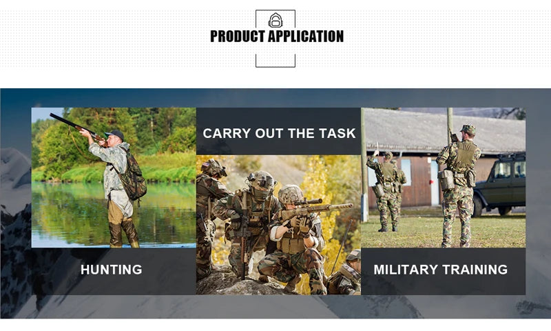 LQARMY Molle Tactical Backpack For Mountaineering Hiking Camping