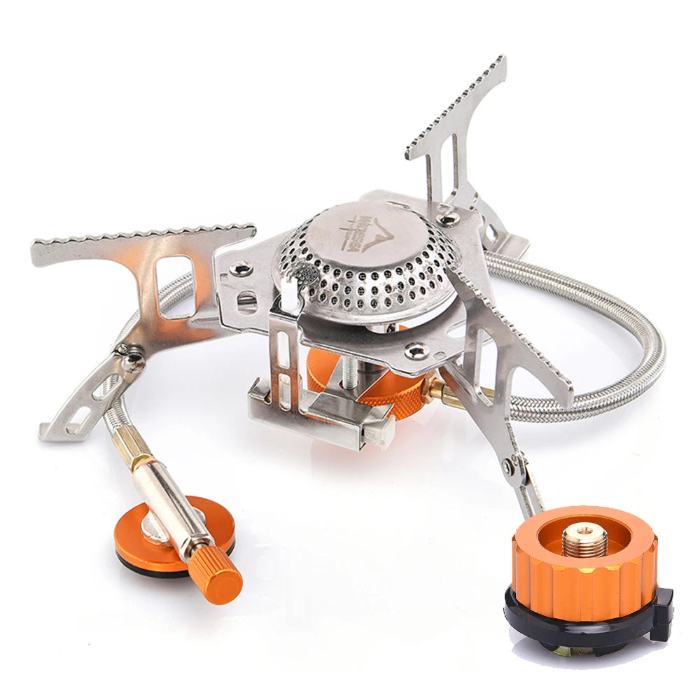 Widesea Portable Camping Gas Stove Stainless Steel Outdoor Burner