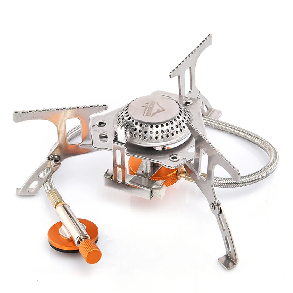 Widesea Portable Camping Gas Stove Stainless Steel Outdoor Burner