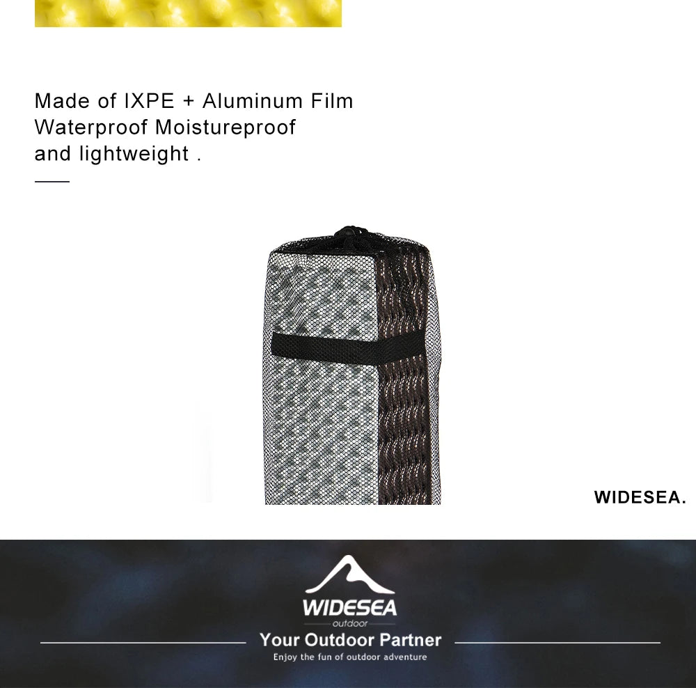 Widesea Camping Mat Portable Sleeping Pad Waterproof Moistureproof