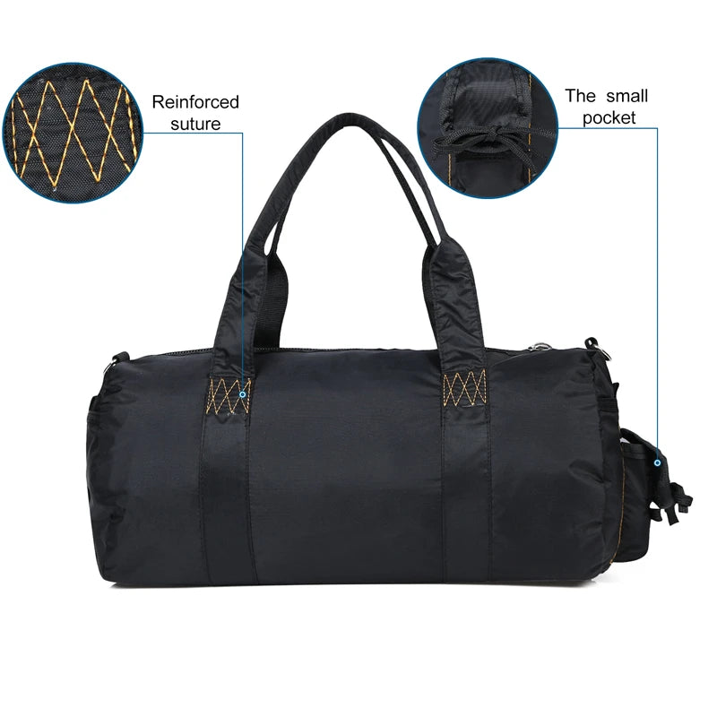 LQARMY Tactical Parachute Duffle Bag 1000D Nylon Outdoor Travel Gear