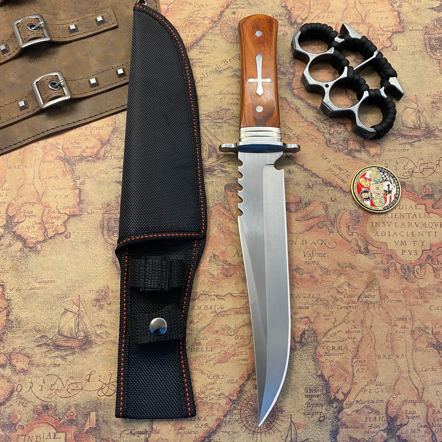 Gdekls Survival Knife For Daily Carry Outdoor Camping And Hunting