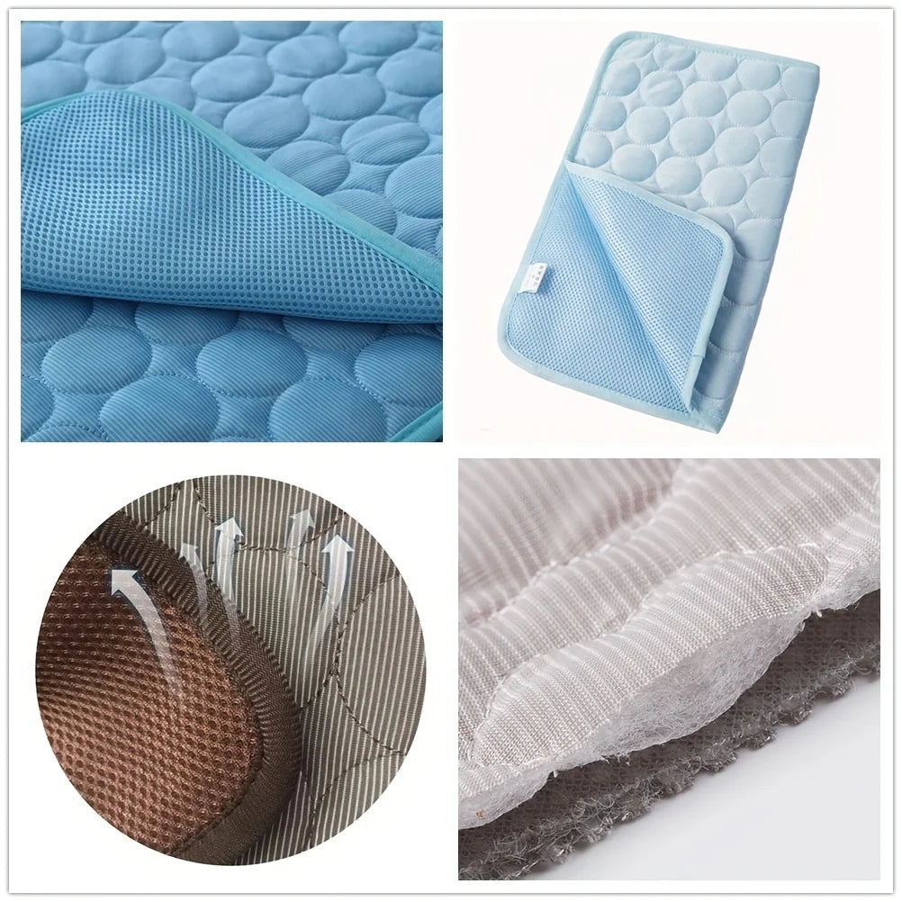 Dog Cooling Mat Portable Self Cooling Pad Bed Durable