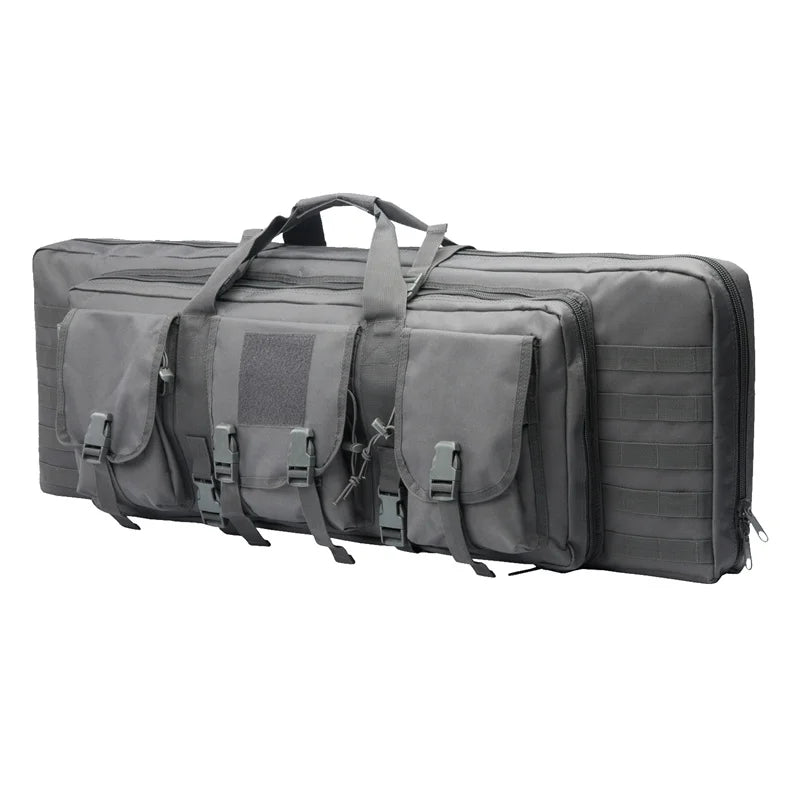 LQARMY Tactical Double Rifle Case Molle Gun Bag Airsoft
