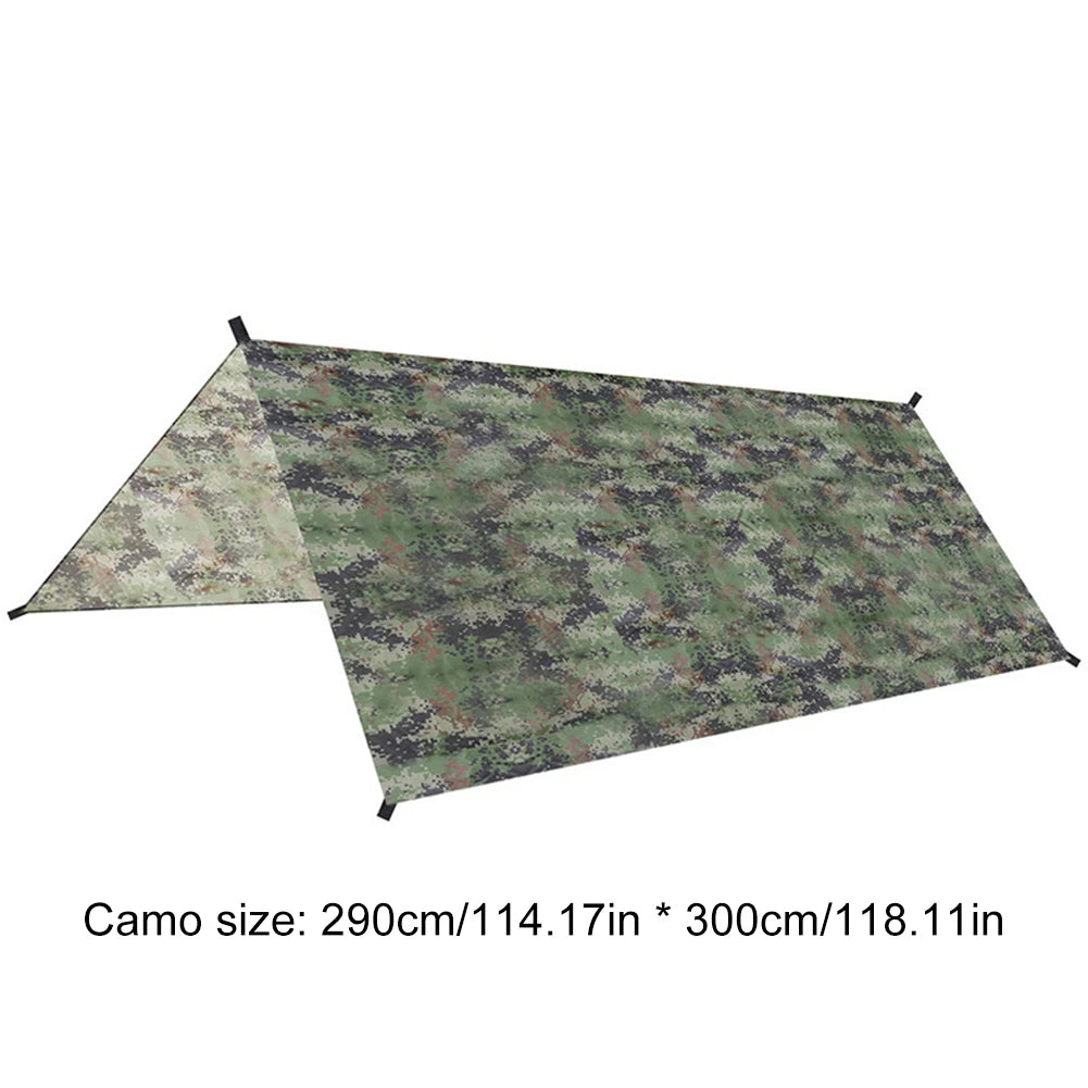 JOCESTYLE Camouflage Sun Shelter Tarp Polyester UltraLight