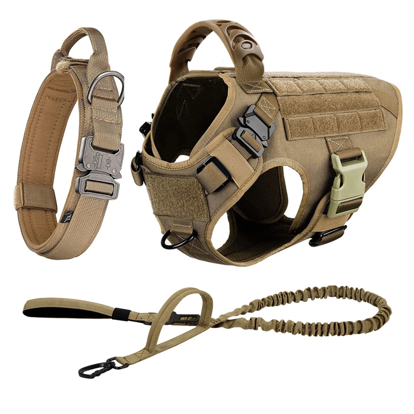Dog Harness And Leash Set For Training German Shepherd Malinois