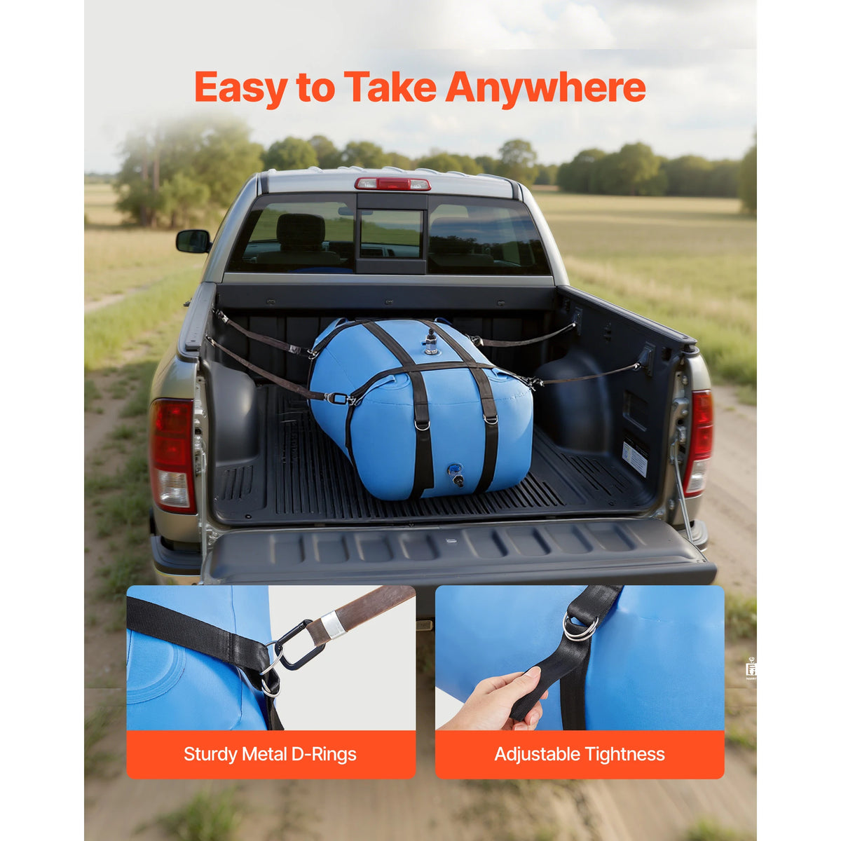 SucceBuy Collapsible TPU Water Storage Bladder For Camping And Irrigation