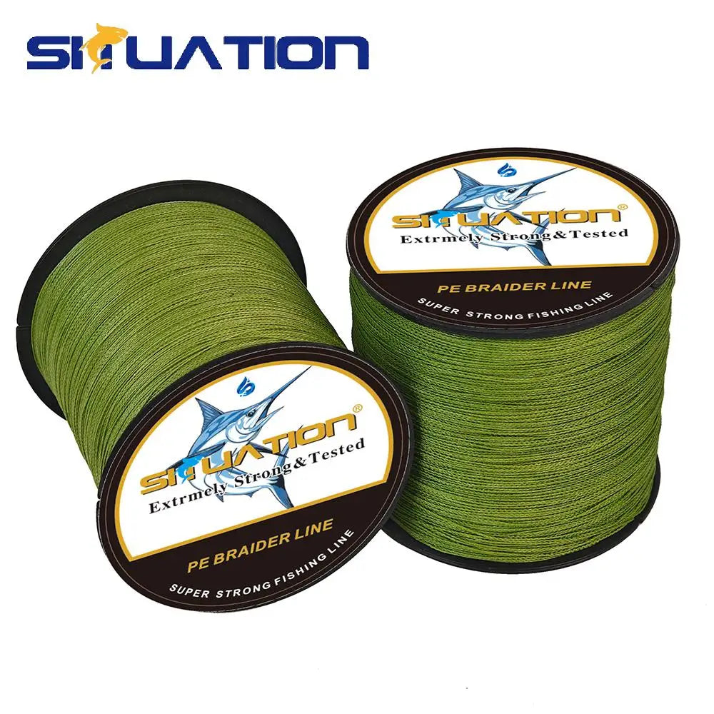 Ultra Strong PE Braided Fishing Line 300m 4 Strand Resistant