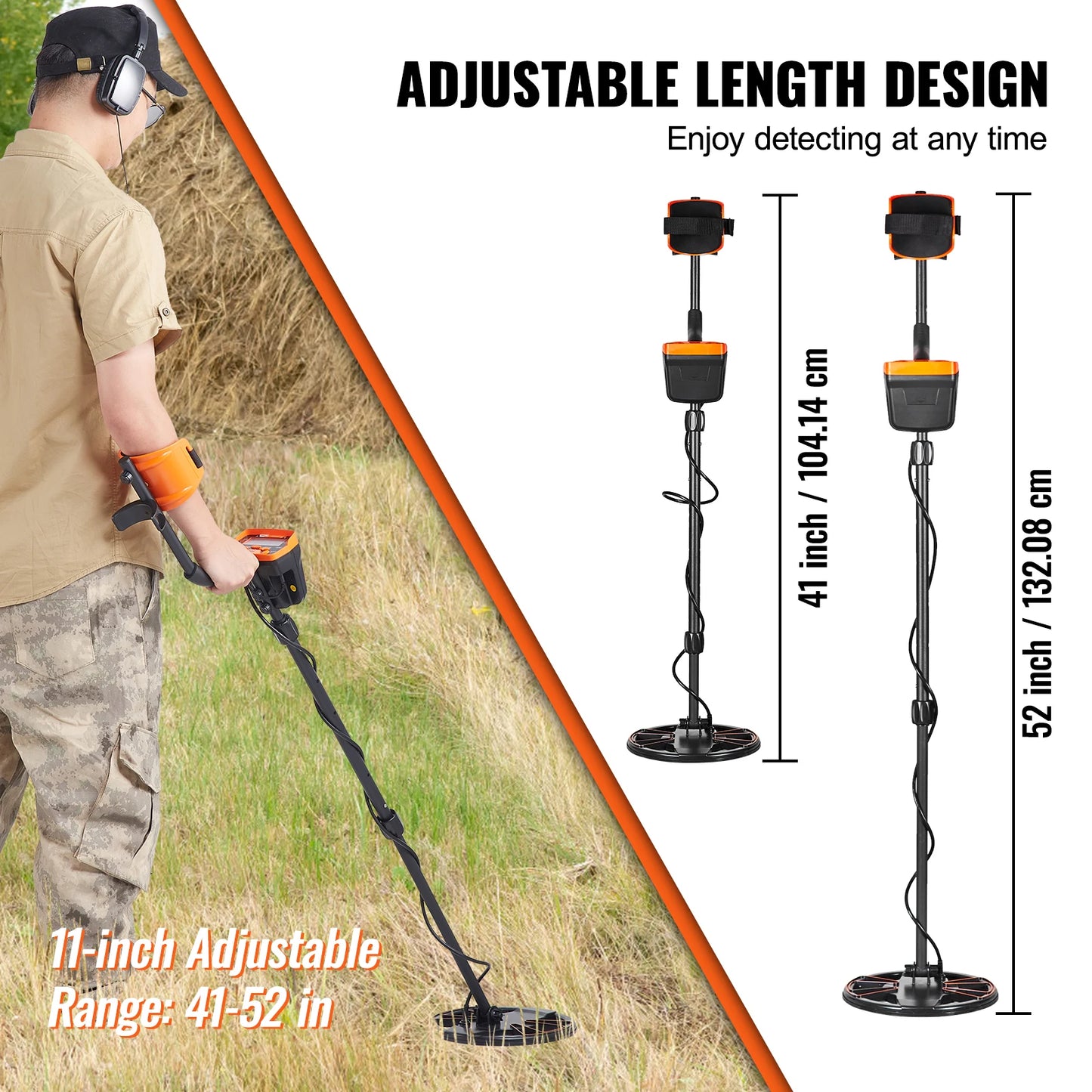 SucceBuy Metal Detector For Adults And Kids LCD 7 Modes