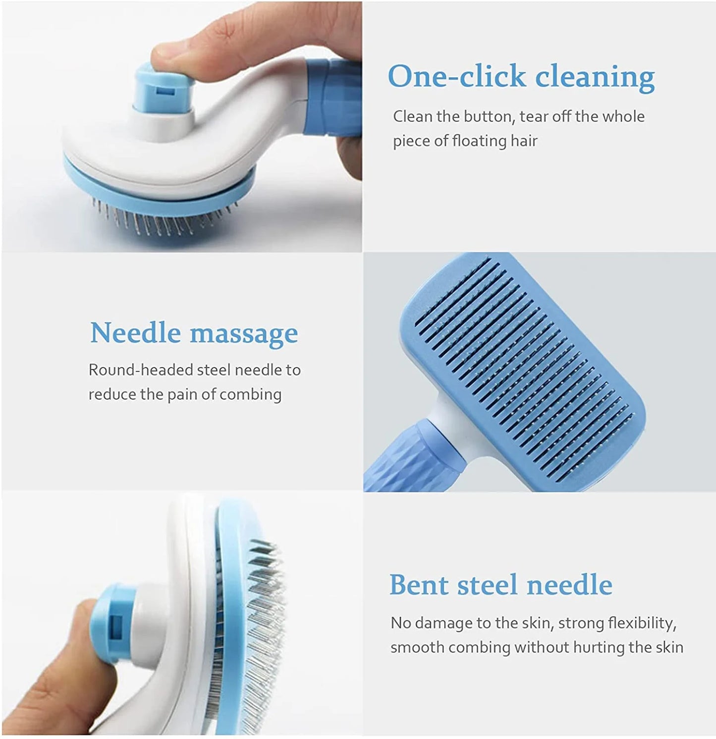 Dog Hair Remover Brush For Cats And Dogs Grooming Cleaning
