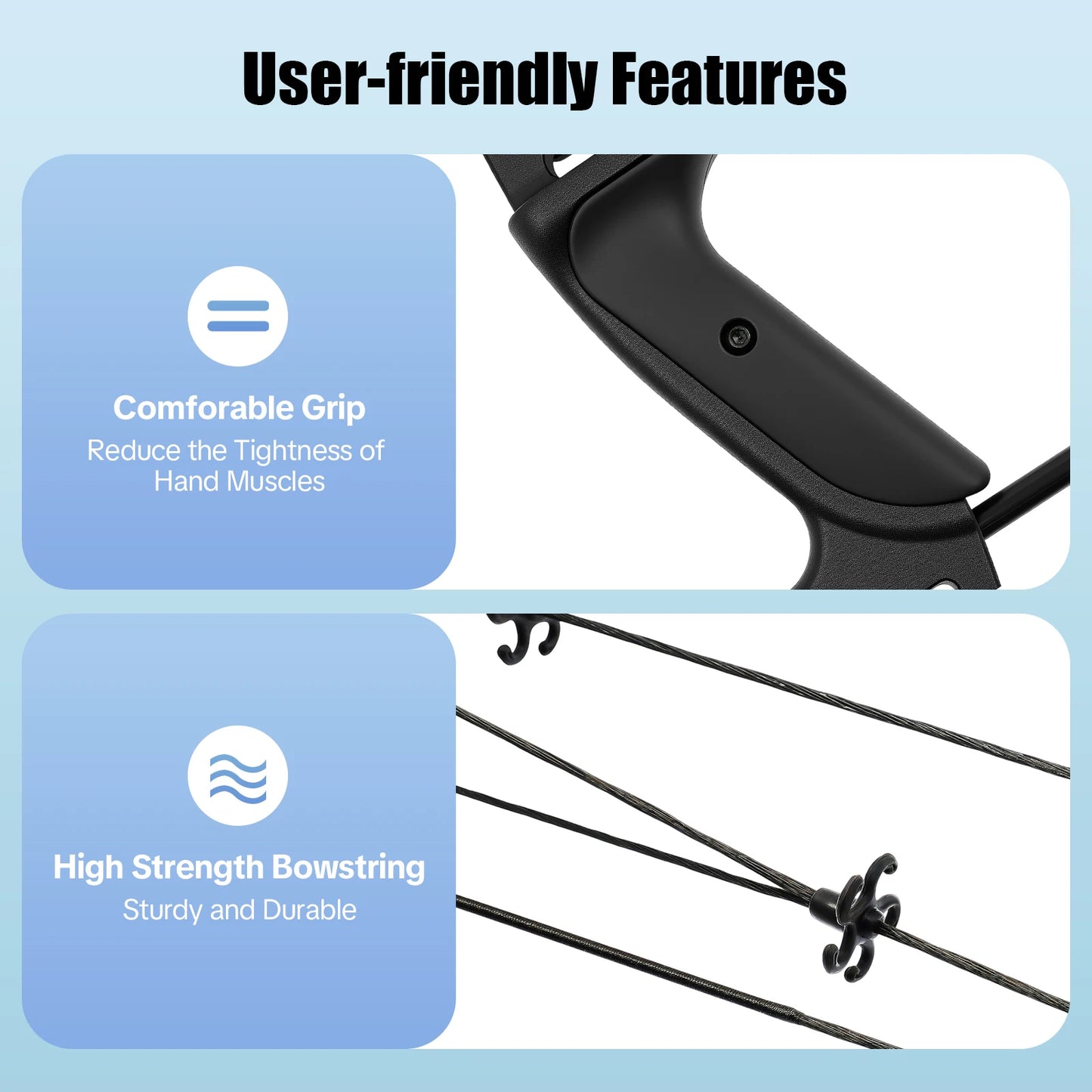 Right Handed Compound Bow Kit With Twelve Arrows For Beginners