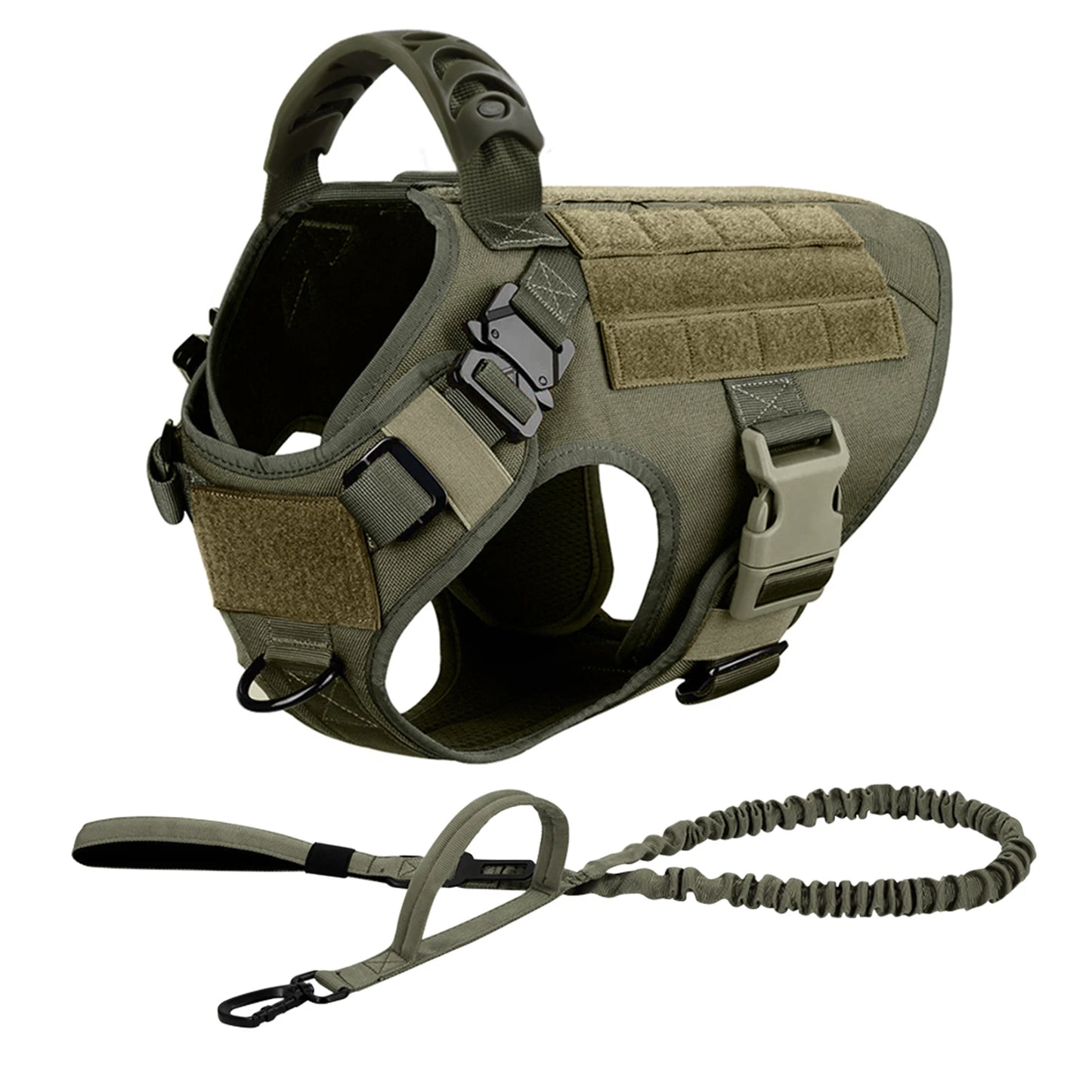 Dog Harness And Leash Set For Training German Shepherd Malinois