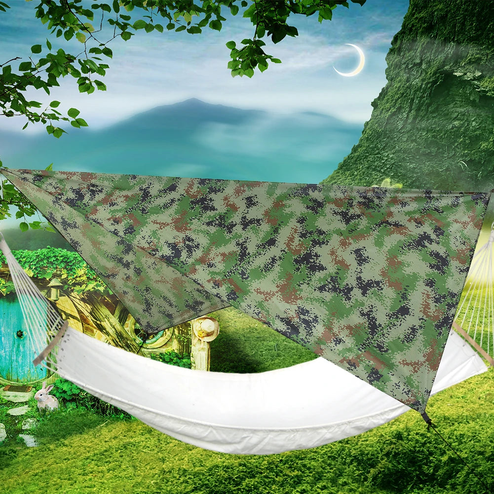 JOCESTYLE Camouflage Sun Shelter Tarp Polyester UltraLight