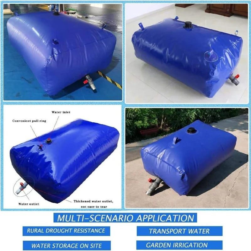 Portable Collapsible Water Storage Tank for Camping and Vehicles