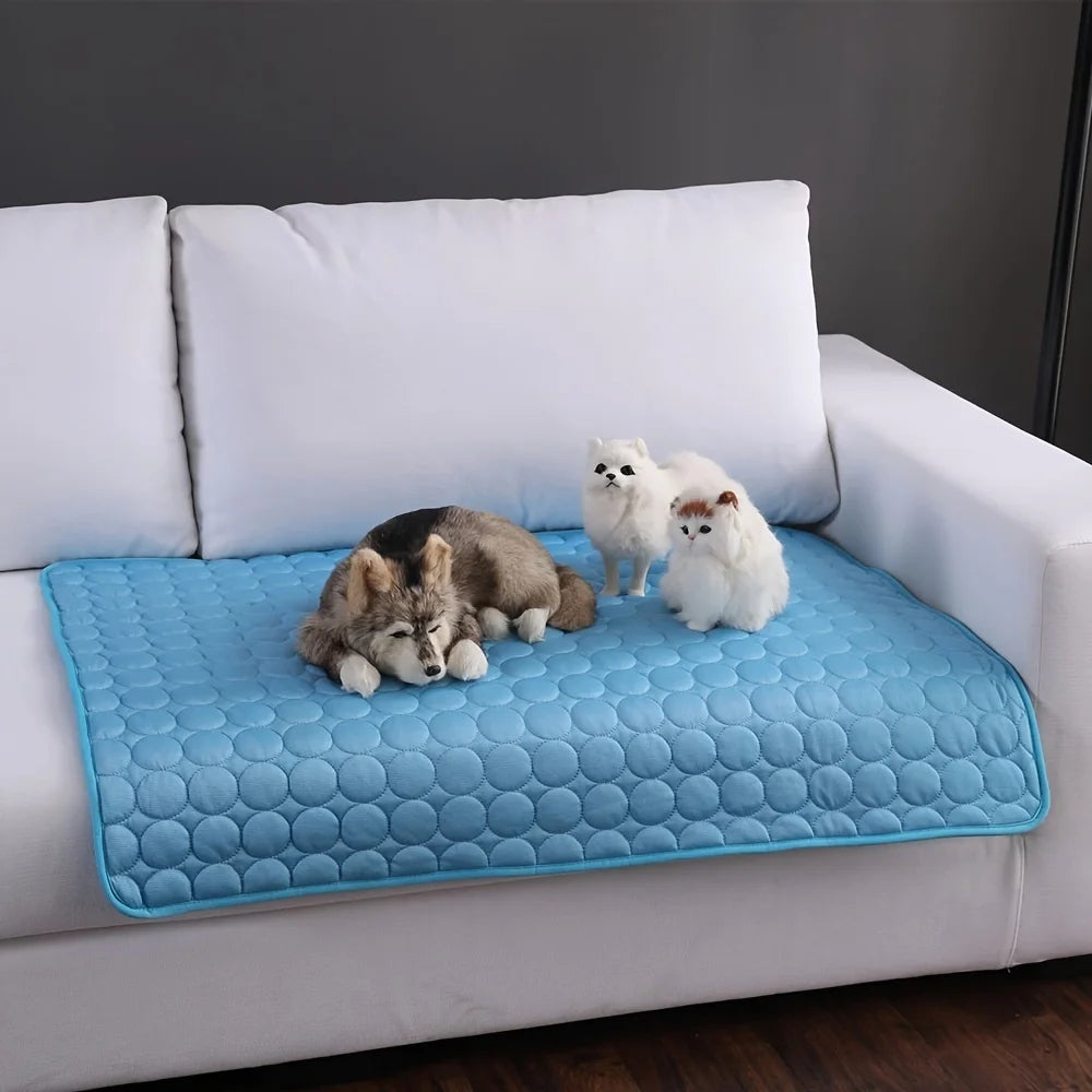 Dog Cooling Mat Portable Self Cooling Pad Bed Durable