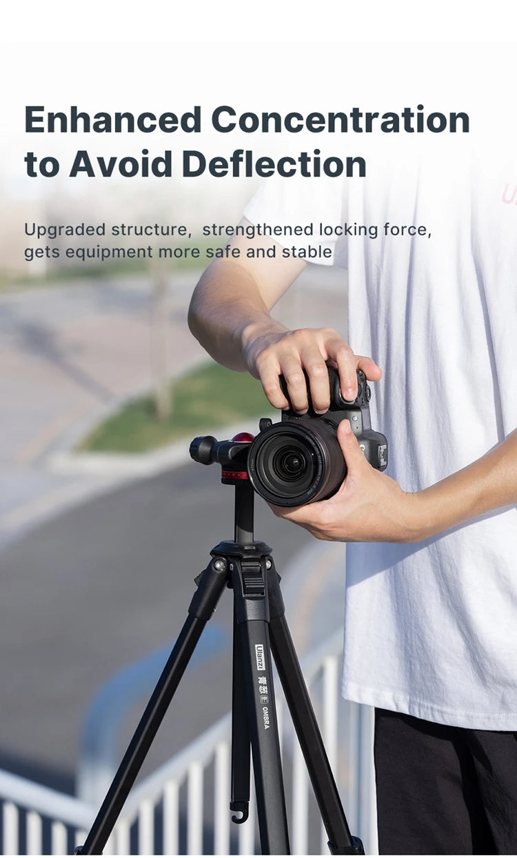 Ulanzi Ombra Aluminum Travel Tripod For Smartphone And Dslr Photography