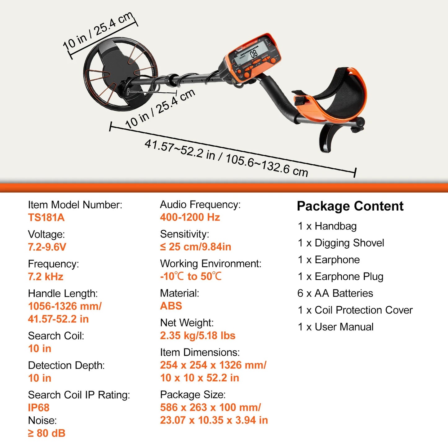 SucceBuy Metal Detector For Adults And Kids LCD 7 Modes