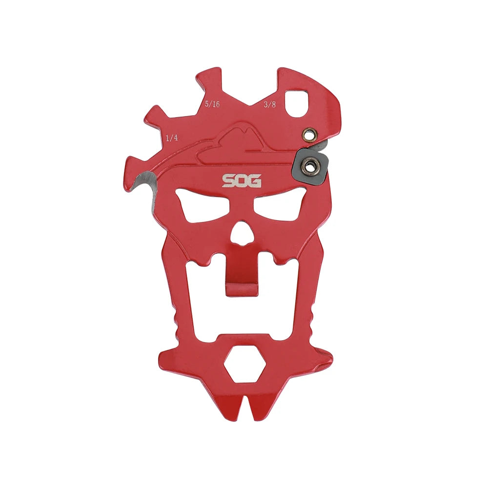 SOG MacV 12-in-1 Skull Keychain Multi-Tool