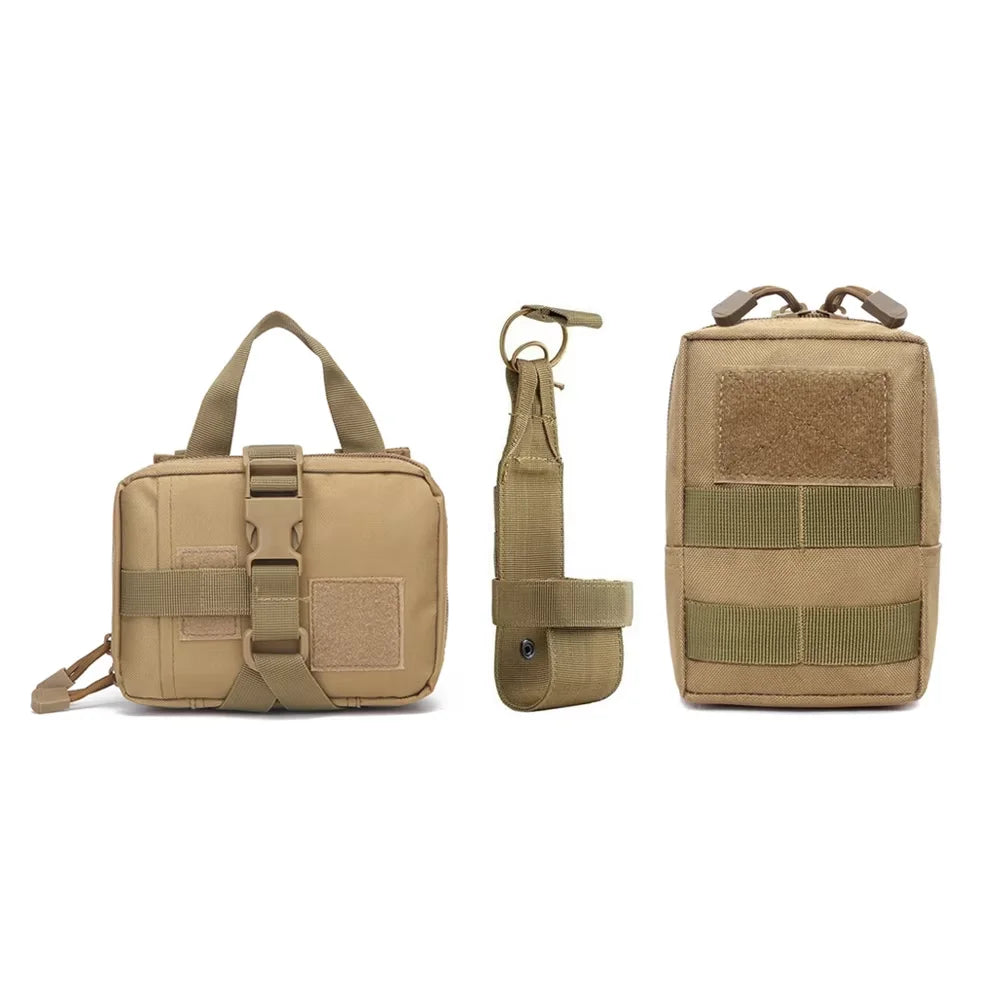 Dog Tactical Bags Set Molle Pouches Belt Attaching Harness For Training