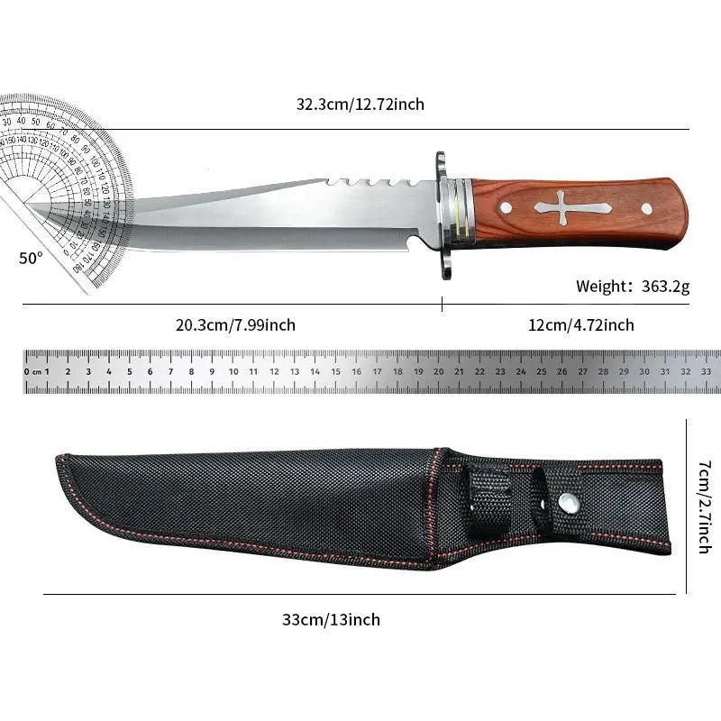 Gdekls Survival Knife For Daily Carry Outdoor Camping And Hunting