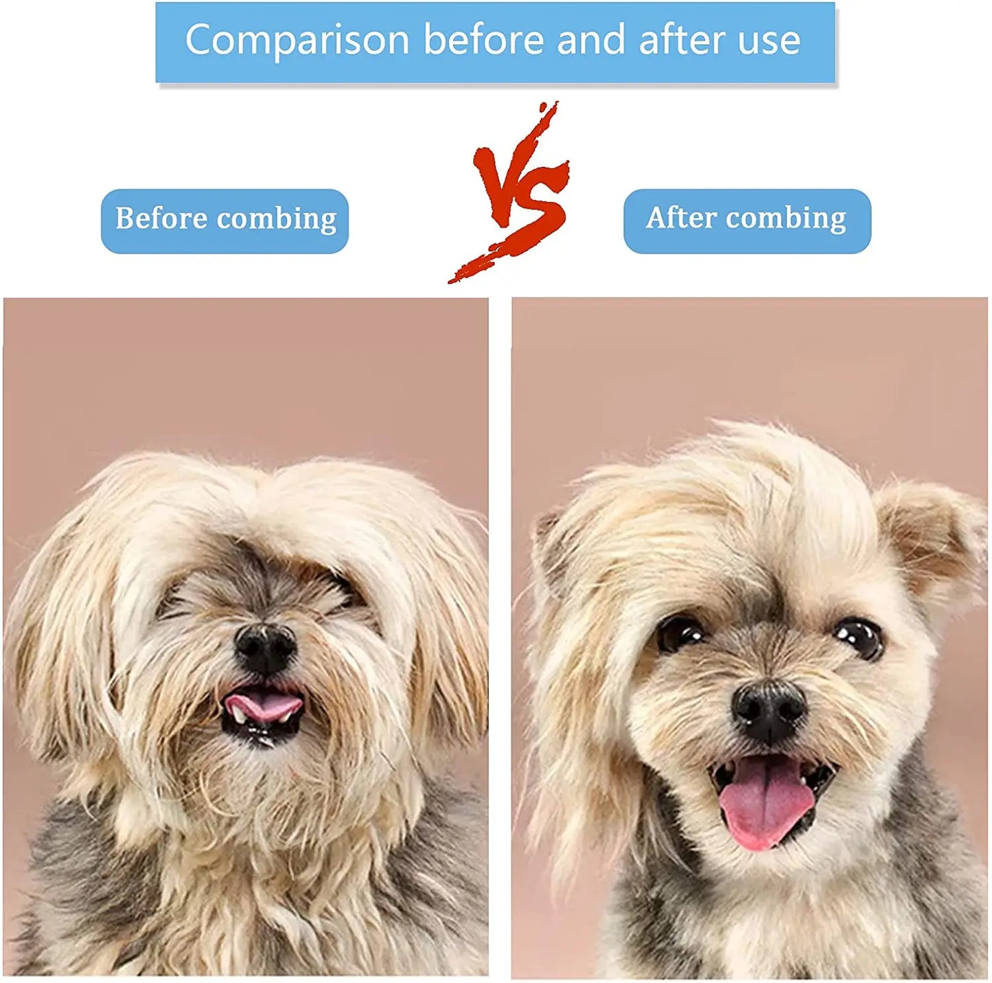 Dog Hair Remover Brush For Cats And Dogs Grooming Cleaning