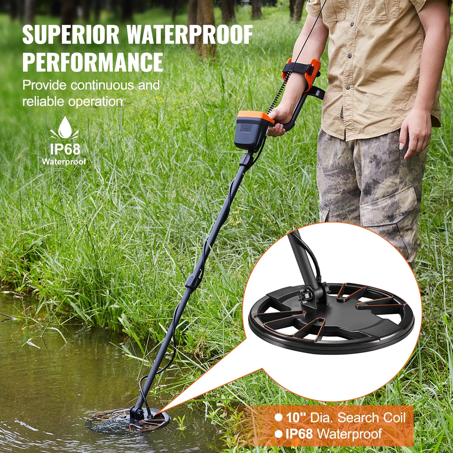 SucceBuy Metal Detector For Adults And Kids LCD 7 Modes