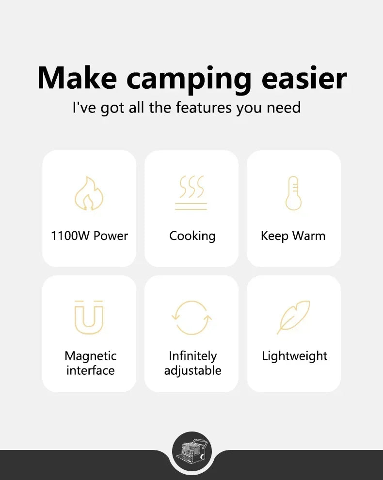Naturehike Portable Cassette Heating Stove For Indoor Outdoor Camping