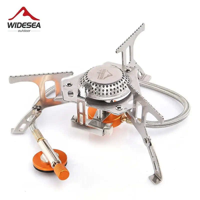 Widesea Portable Camping Gas Stove Stainless Steel Outdoor Burner