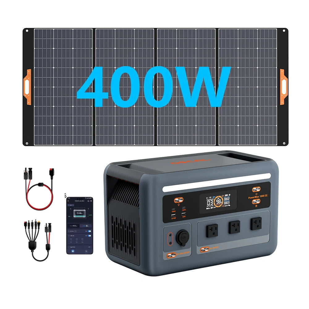 OSCAL PowerMax 1024Wh LiFePO4 Portable Power Station 1800W