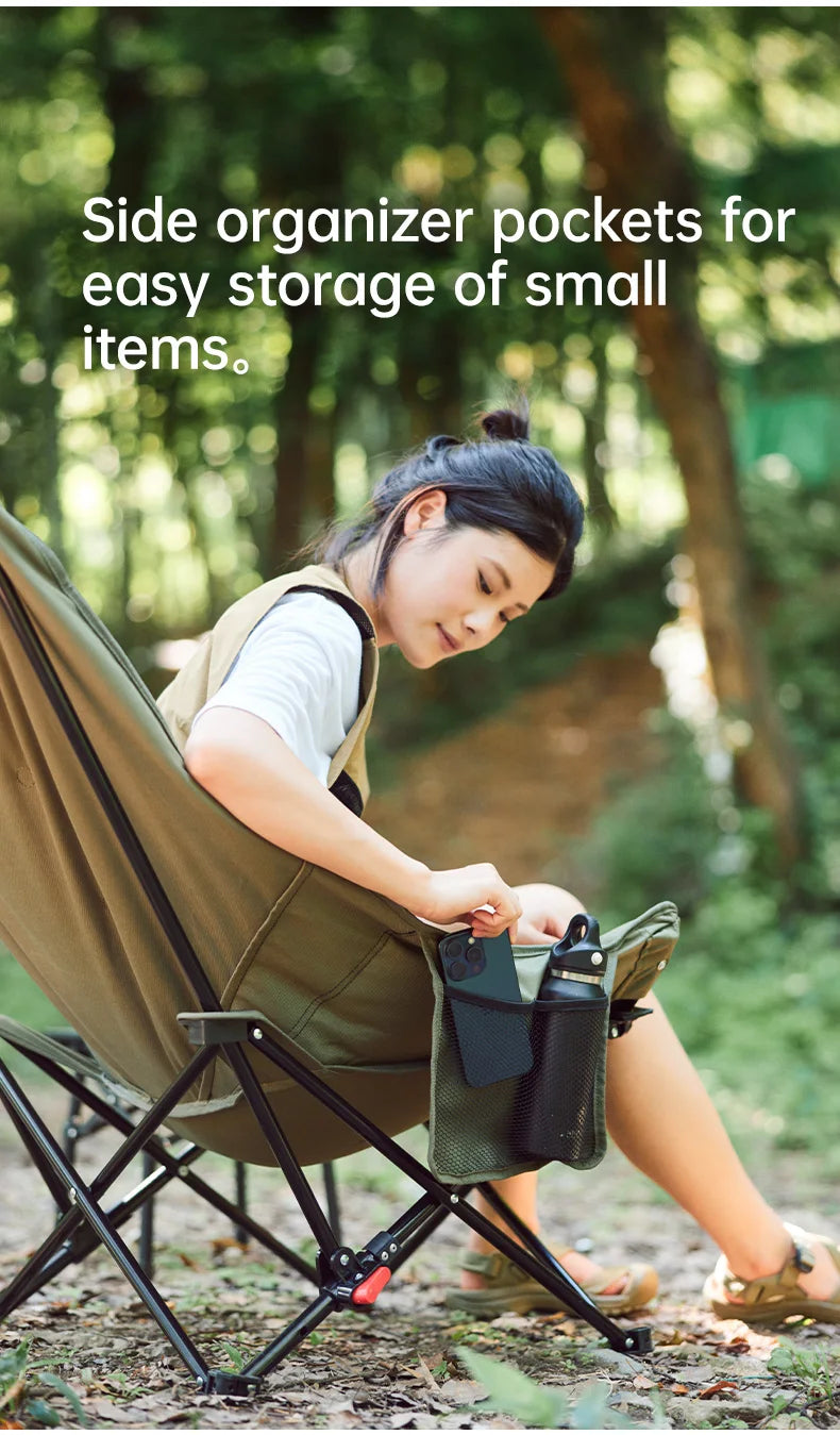 Naturehike High Back Moon Chair Camping Folding Outdoor Lounge