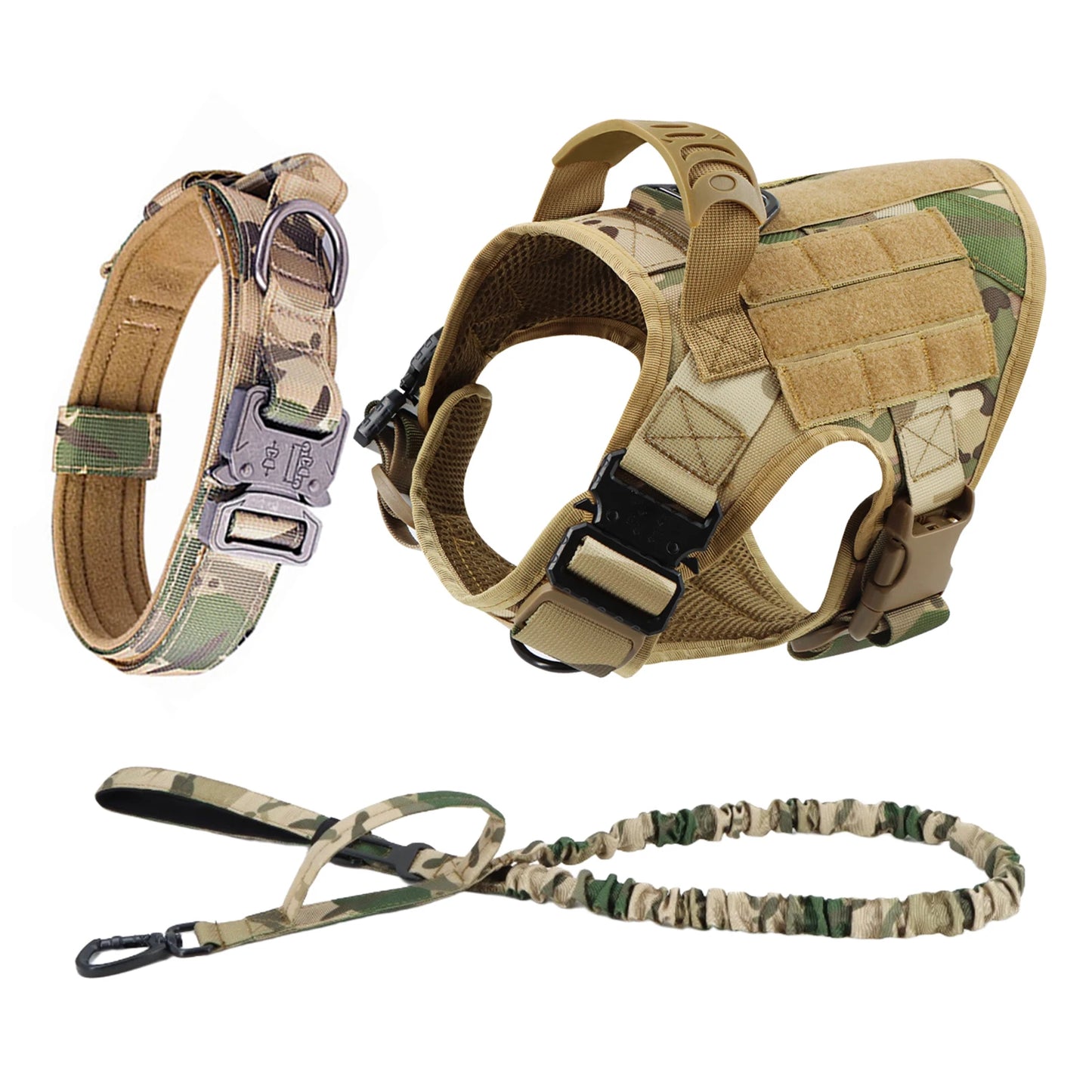 Dog Harness And Leash Set For Training German Shepherd Malinois