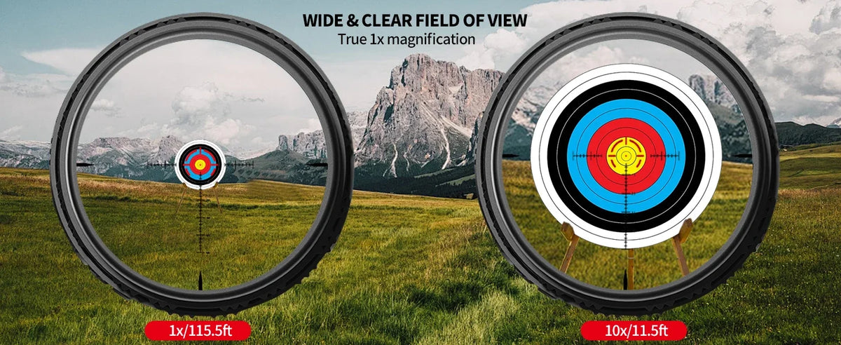 WestHunter HD GEN2 Compact LPVO Red Green Illuminated Hunting Riflescope