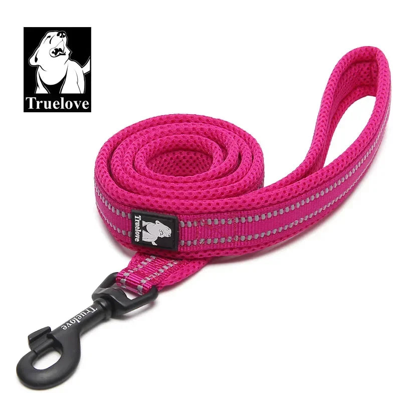 TrueLove Soft Reflective Leash With Padded Nylon Mesh For Pets