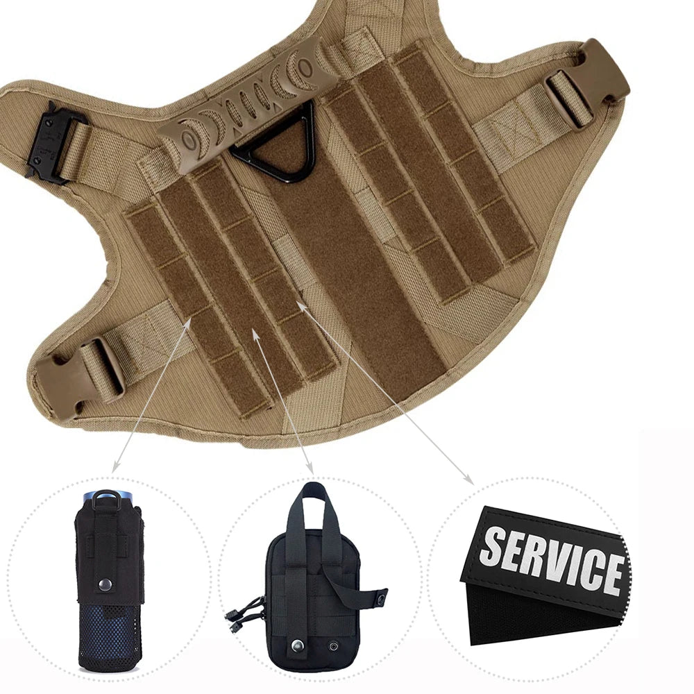 Dog Harness And Leash Set For Training German Shepherd Malinois