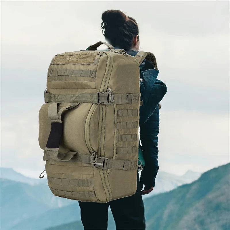 LQARMY Molle Tactical Backpack For Mountaineering Hiking Camping