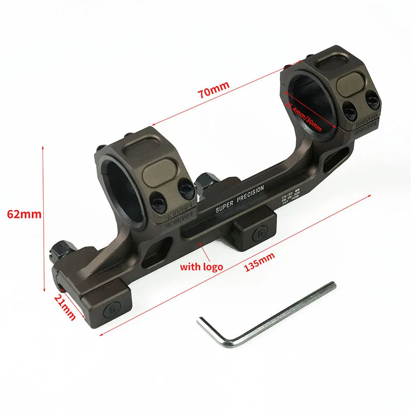 GEISSL Cantilever Scope Mount With Bubble Level For Picatinny Rail